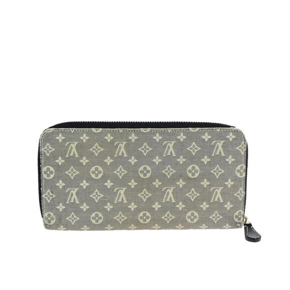 LOUIS VUITTON LV Zippy Wallet Monogram Ideal Canvas Leather Gray - Picture 1 of 16